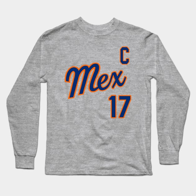 Keith Hernandez Mex Jersey Long Sleeve T-Shirt by OutOfCode